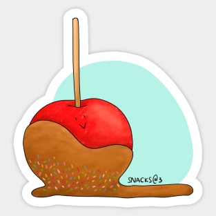 Happy Happy Caramel Apple Sticker